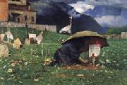 Luigi Nono First Rain Germany oil painting artist